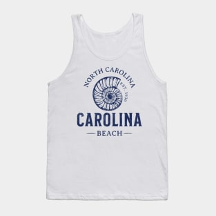 Carolina Beach, NC Summertime Vacationing Seashell Tank Top